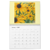 Aquarellfarbene Blume 2026 Kalender (Jan 2027)