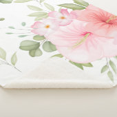Aquarellfarbene Blume 20 Sherpadecke (3/4)