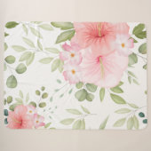 Aquarellfarbene Blume 20 Sherpadecke (Vorderseite (Horizontal))