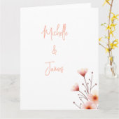 Aquarellfarbene Blume Beruflich Trendy Karte (Gelbe Blume)