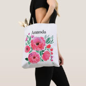 Aquarellfarbene Blume, Bouquet 2. Tasche (Von Nahem)