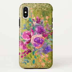 Aquarellfarbene Blume Bouquet Case-Mate iPhone Hülle