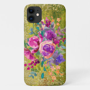 Aquarellfarbene Blume Bouquet Case-Mate iPhone Hülle