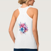 Aquarellfarbene Blume Design-24683 Tank Top (Rückseite)