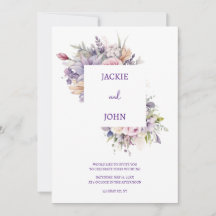 Aquarellfarbene Blume. Hochzeit.