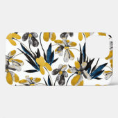 Aquarellfarbene Blume: lebendiges Sommermuster. Case-Mate iPhone Hülle (Rückseite (Horizontal))