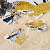Aquarellfarbene Blume: lebendiges Sommermuster. Puzzle (Seite)