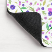 Aquarellfarbene Blume Mouse Pad - Helles Geschenk Mousepad (Ecke)