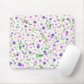 Aquarellfarbene Blume Mouse Pad - Helles Geschenk Mousepad (Mit Mouse)