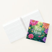Aquarellfarbene Blume Notizblock (Innenseite)