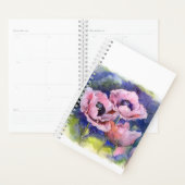 Aquarellfarbene Blume Rosa Mohnblüte Blume Planer (Anzeige)