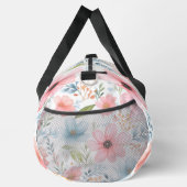Aquarellfarbene Blume und Folien Duffle Bag (Rechts)