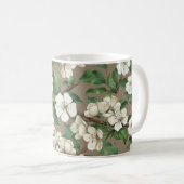 Aquarellfarbene Blume: Vintages Muster. Kaffeetasse (VorderseiteRechts)