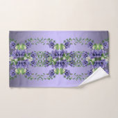 Aquarellfarbene Blumen Handtuchhandtuch Set (Handtuch)