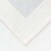 Aquarellfarbene Buchstapel Fleecedecke (Ecke)