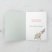 Aquarellfarbene Bunnies Osterkarte Karte (Innenseite)