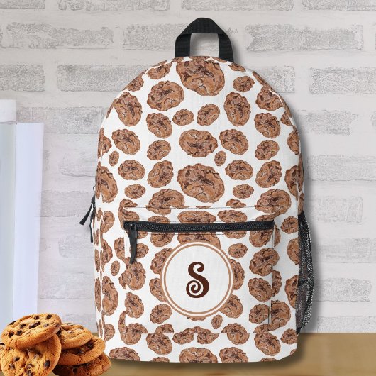 Aquarellfarbene Chip-Cookies Personalisiert Bedruckter Rucksack
