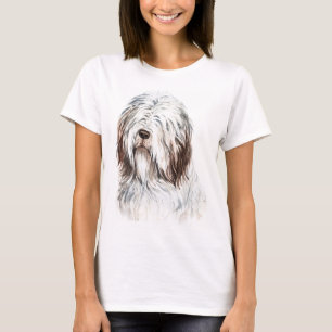 Aquarellfarbene Collie T-Shirt