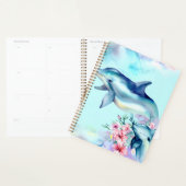 Aquarellfarbene Dolphin Planer (Anzeige)