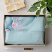 Aquarellfarbene Dolphin Seidenpapier (Geschenk)