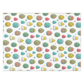 Aquarellfarbene Eier Tulpen Ostern Tischdecke (Vorderseite (Horizontal))