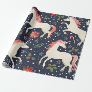Aquarellfarbene Flamingos, exotische Vögel, tropis Geschenkpapier