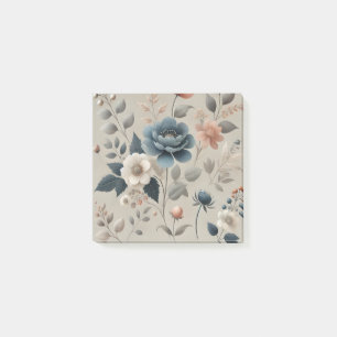 Aquarellfarbene Frühlings- und Sommerdesign Post-it Klebezettel