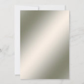 Aquarellfarbene goldene Rahmen violette Blumen Hoc Einladung (Rückseite)