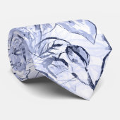 Aquarellfarbene Handfarbe Krawatte (Gerollt)