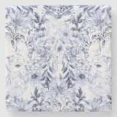 Aquarellfarbene Handfarbe Steinuntersetzer (Vorderseite)