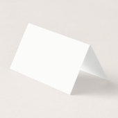 Aquarellfarbene Herbstblüten Blumenrahmen-Platzkar (Rückseite)