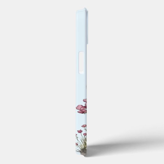 Aquarellfarbene Hütte Dachziegel-Zierleisten Case-Mate iPhone Hülle (Rückseite / Rechts)