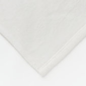 Aquarellfarbene Katzenkollage Fleecedecke (Ecke)