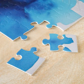 Aquarellfarbene Katzenkollage Puzzle (Seite)