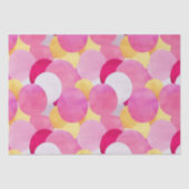 Aquarellfarbene, lebhafte, lackierte Frühlingsblum Seidenpapier (Vorderseite)