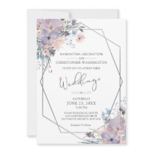 Aquarellfarbene Lila Wildblumen