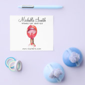 Aquarellfarbene Lippen und Lippenstift-Make-up Flyer (Einzeln)