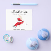 Aquarellfarbene Lippen und Lippenstift-Make-up Flyer (Einzeln)