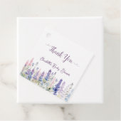 Aquarellfarbene Lupine Blume Kinderdusche Geschenkanhänger (Beispiel)