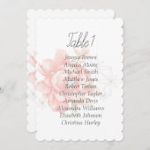 Aquarellfarbene, moderne rote Torfplakette Einladung (Vorne/Hinten)