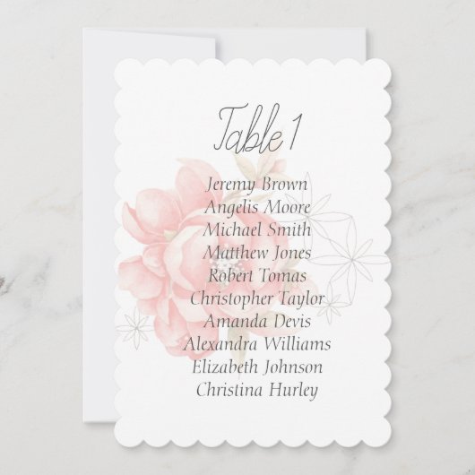 Aquarellfarbene, moderne rote Torfplakette Einladung (Vorderseite)