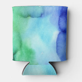 Aquarellfarbene Multicolor-Meeresschattierungen (3 Dosenkühler