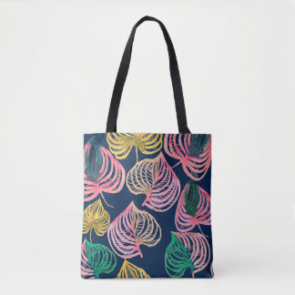 Aquarellfarbene nahtlose Blumenmuster-Äste Tasche