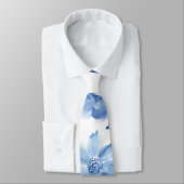 Aquarellfarbene, nahtlose Muster in Pastellfarben Krawatte (Gebunden)