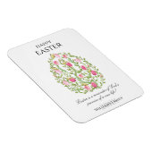 Aquarellfarbene Ostereier glückliche Ostern Magnet (Rechte Seite)