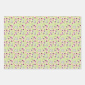 Aquarellfarbene Ostern Sonnige Kaninchen Blume Geschenkpapier Set (Vorderseite 3)