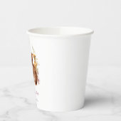 Aquarellfarbene Osterpapierkästen Pappbecher (Links)