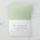 Aquarellfarbene Panda Bears denken Sie an Sie Karte (Innenseite)