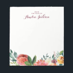 Aquarellfarbene Personalisierte Notepad-Stationier Notizblock<br><div class="desc">Hübschere Notepads im Kleinen Bayleigh Store!</div>