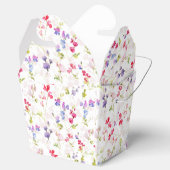 Aquarellfarbene Platterbsen hübsch Geschenkschachtel (Geöffnet)